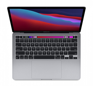 MacBook Pro: Apple MacBook Pro 13″ Touch Bar, M1, 512 ГБ SSD (серый космос, 2020)