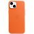 Чехол для iPhone 14: Apple iPhone 14 Leather Case with MagSafe - Orange small