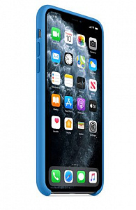 Чехлы для iPhone: Силіконовий чохол Apple Silicone Case для iPhone 11 Pro (синя хвиля)