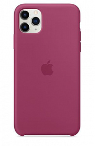 Чехлы для iPhone: Силіконовий чохол Apple Silicone Case для iPhone 11 Pro Max (соковитий гранат)